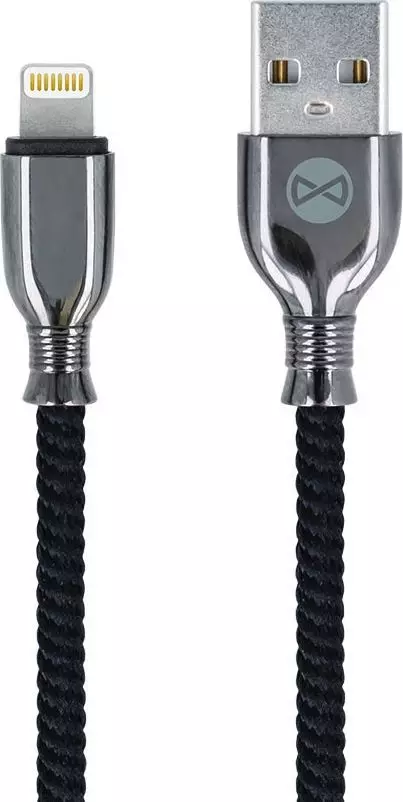 Kabel USB Forever USB-A - 1 m Czarny (72753)