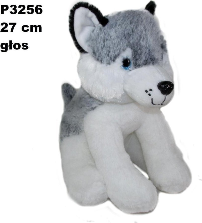 Pies husky z głosem 24cm