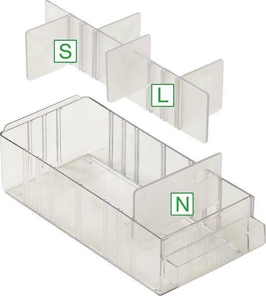 Raaco Przegrodki, zest.po 24szt. do szuflad typu C