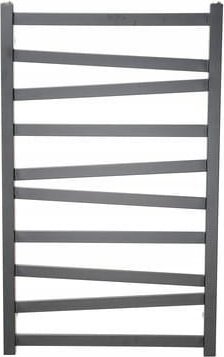 Grzejnik łazienkowy Radeco Grzejnik łazienkowy drabinka Czarny mat 60x53 cm River