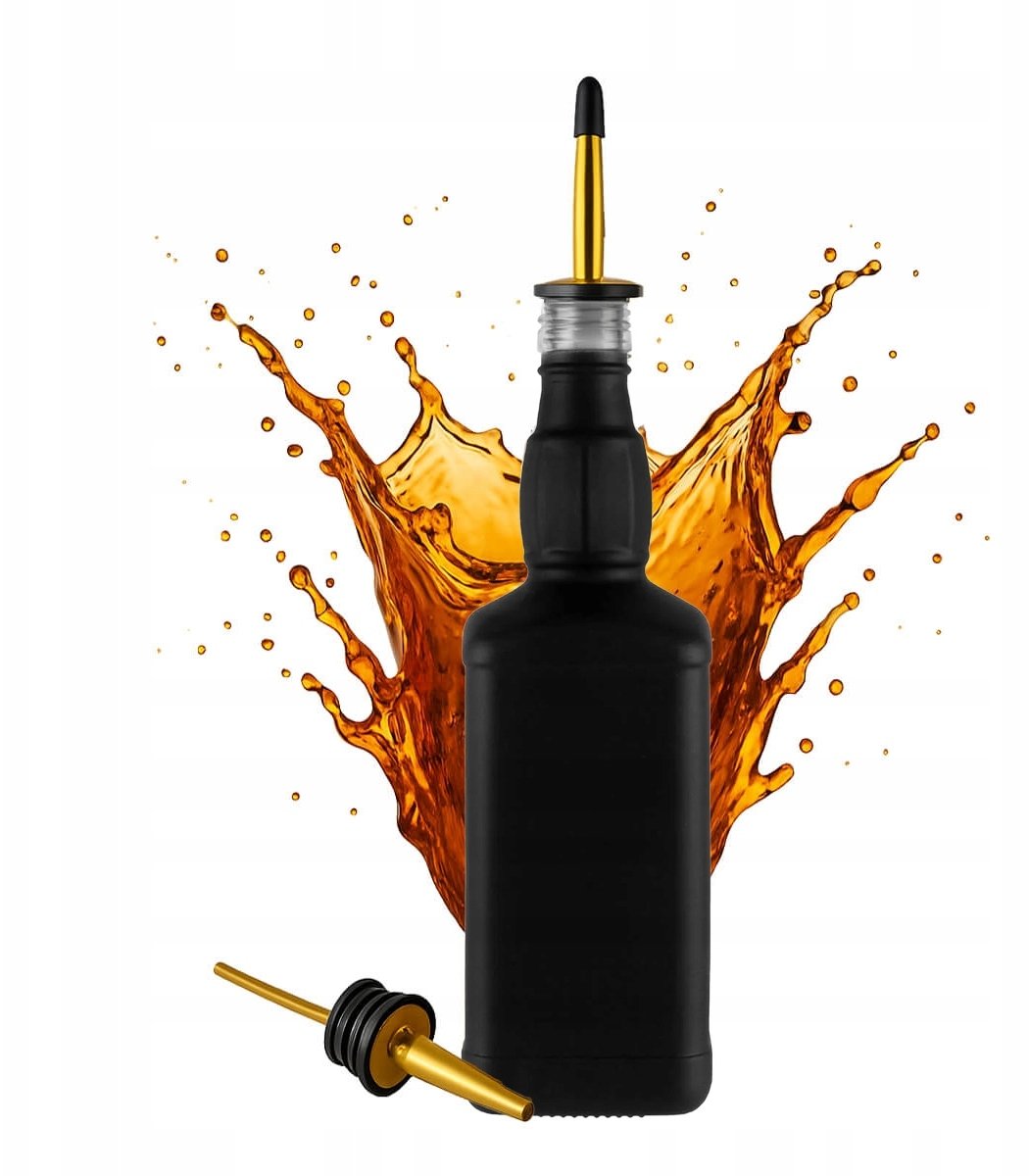 Zestaw Butelka Daniels CZARNY MAT 500ml z Nalewakiem Barmańskim na Alkohol