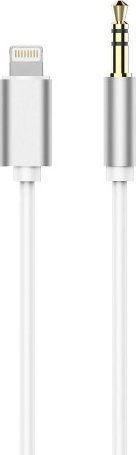 Kabel OEM Kabel AUX Lightning (męski) do Jack 3,5 mm (męski) biały