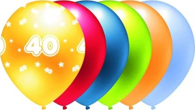 MK TRADE BALON NADRUK "40" B286 a5 MK Trade