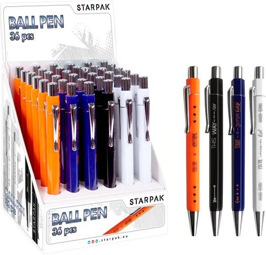 Euro Trade Długopis automatyczny z napisem