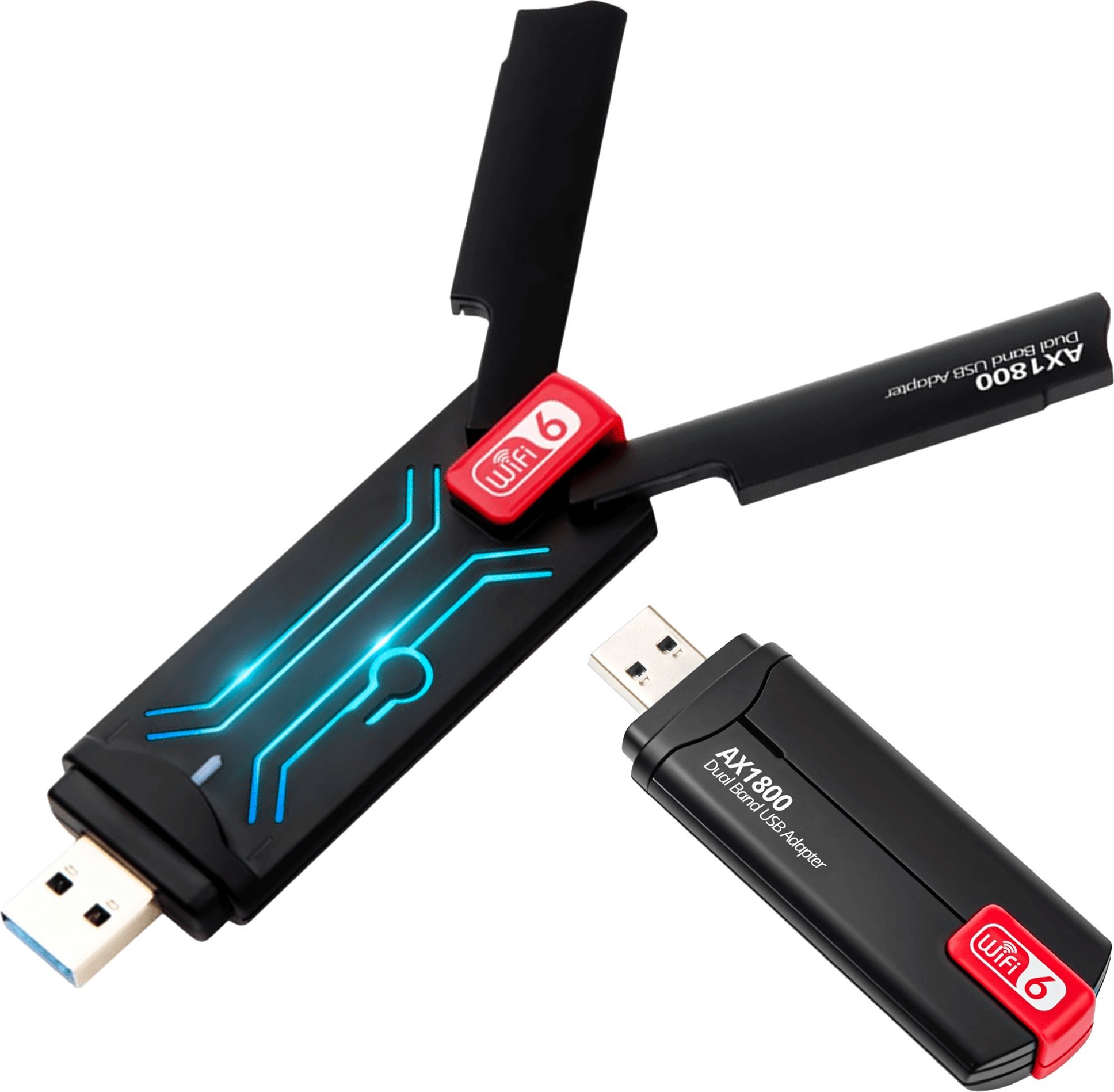 Karta sieciowa Reagle Zewnętrzna Karta Sieciowa WI-FI Adapter USB WiFi 6 AX 1800Mbps 2,4GHz 5GHz