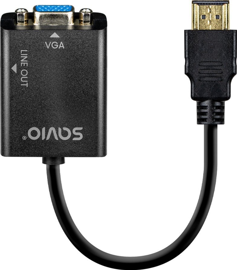 Adapter AV Savio Kabel adapter HDMI-VGA Savio AK-76