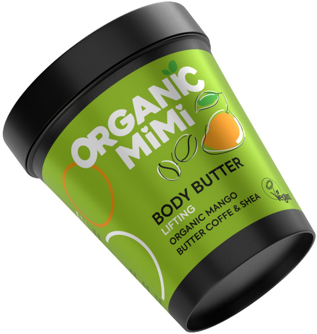 Organic Mimi Liftingujące masło do ciała Mango i Kawa 200ml