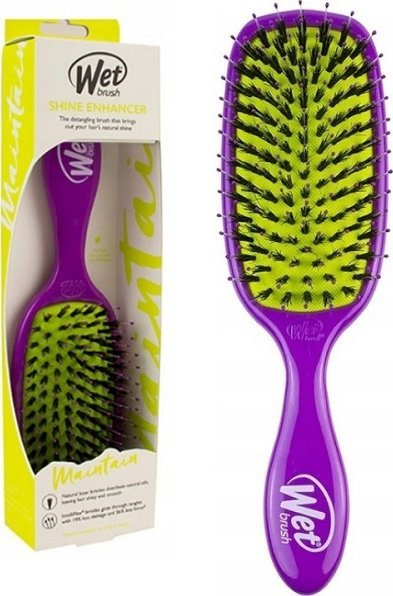 Wet Brush Wet Brush, Shine Enhancer, Detangler, Hair Brush, Purple, Maintain For Women