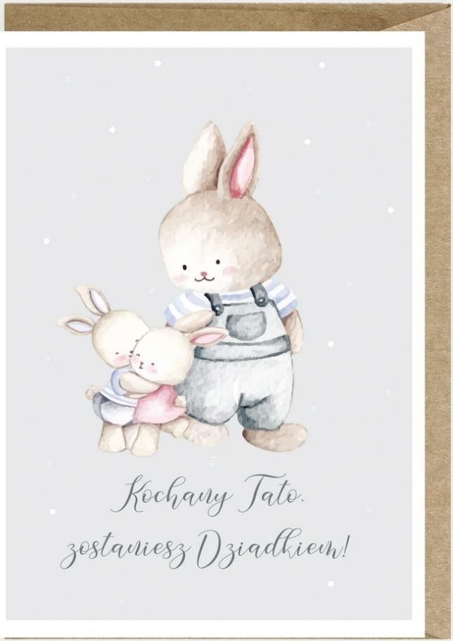 Cardie Kartka Zostaniesz Dziadkiem K120
