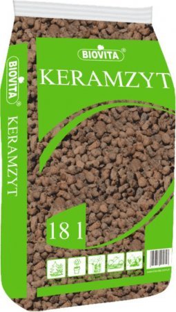 Biovita Keramzyt drenaż ogrodniczy 8-16mm 18L