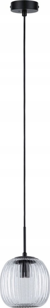Lampa wisząca Paulmann Oprawa wisząca łazienkowa RUYA E14 max.20W IP44 230V czarny matowy / szkło