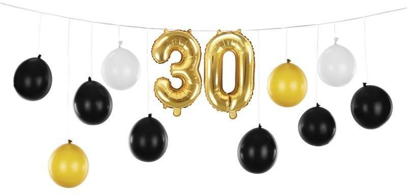 Girlanda balonowa 3w1 30 urodziny 260x32cm