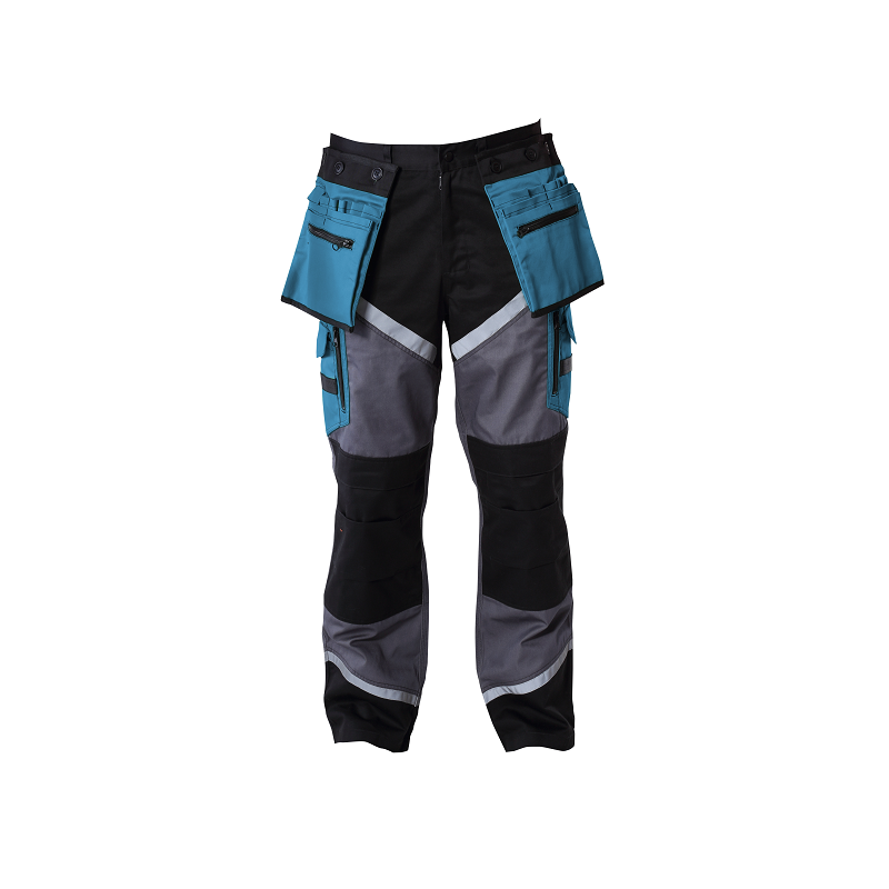 Lahti Pro Spodnie ochronne do pasa z pasami odblaskowymi XL (L4050204)