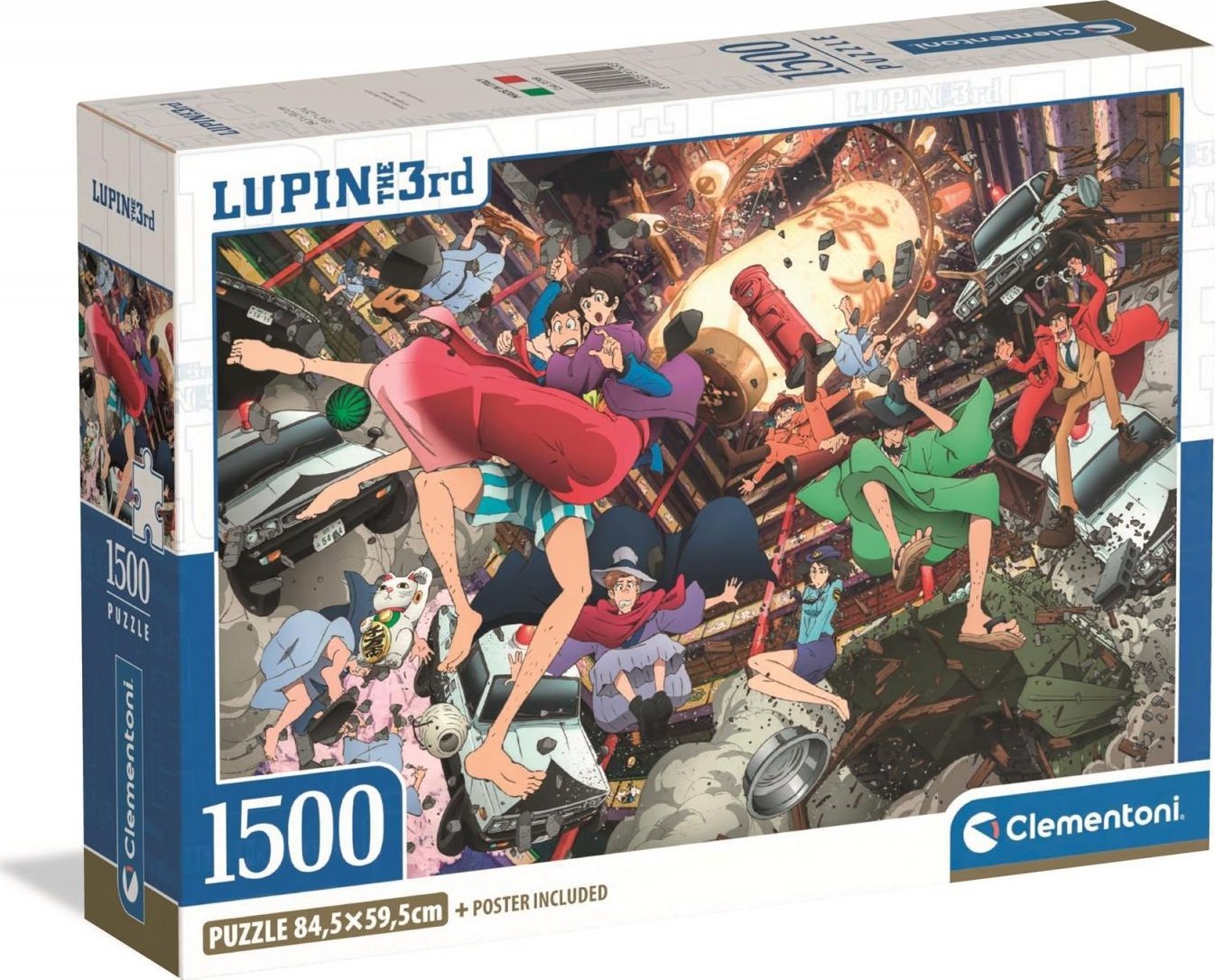 Clementoni Puzzle Compact Lupin III 1500 elementów (31749)