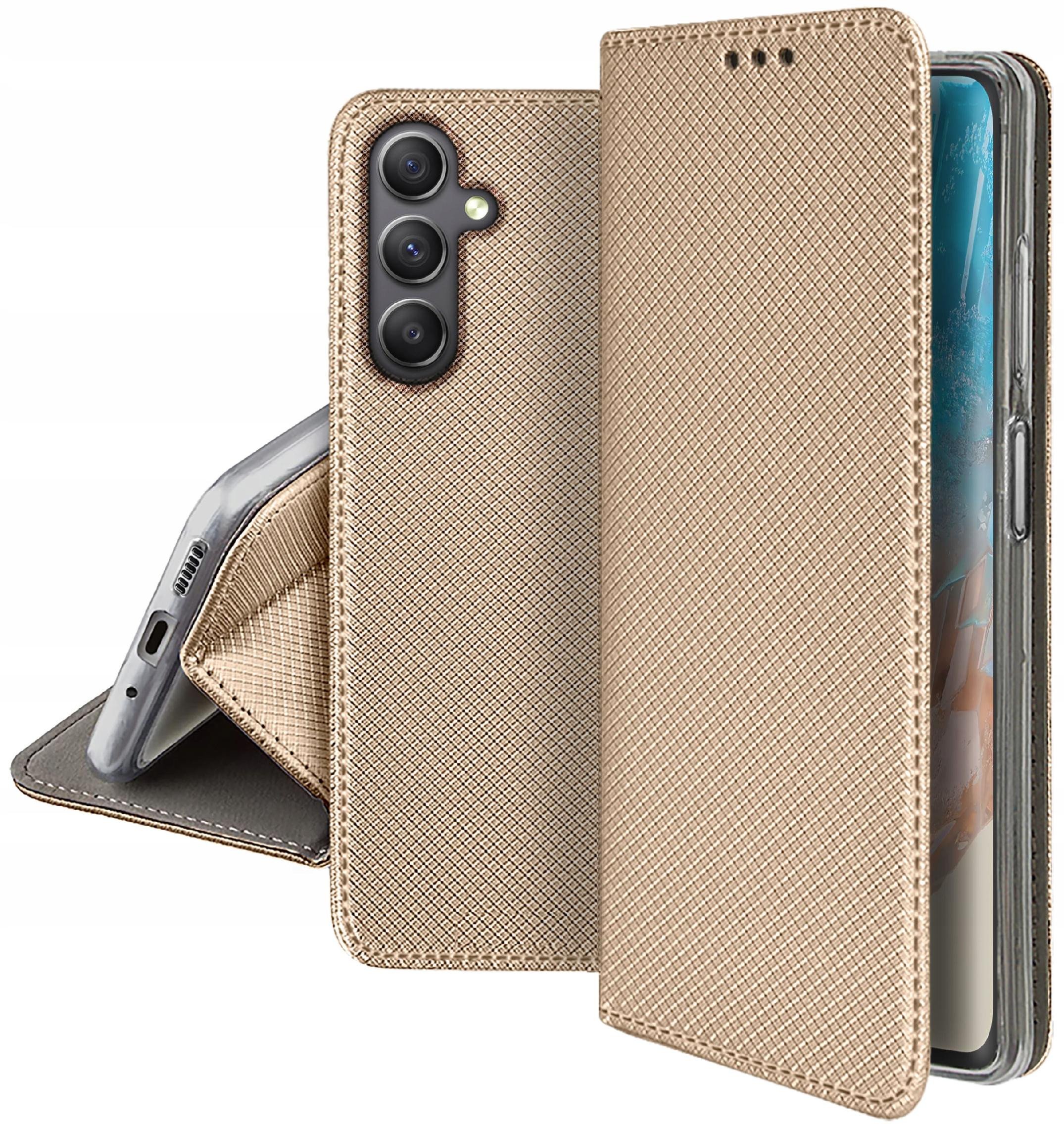 Etui do Samsung Galaxy M35 5G SMART MAGNET CASE PORTFEL + SZKŁO 9H