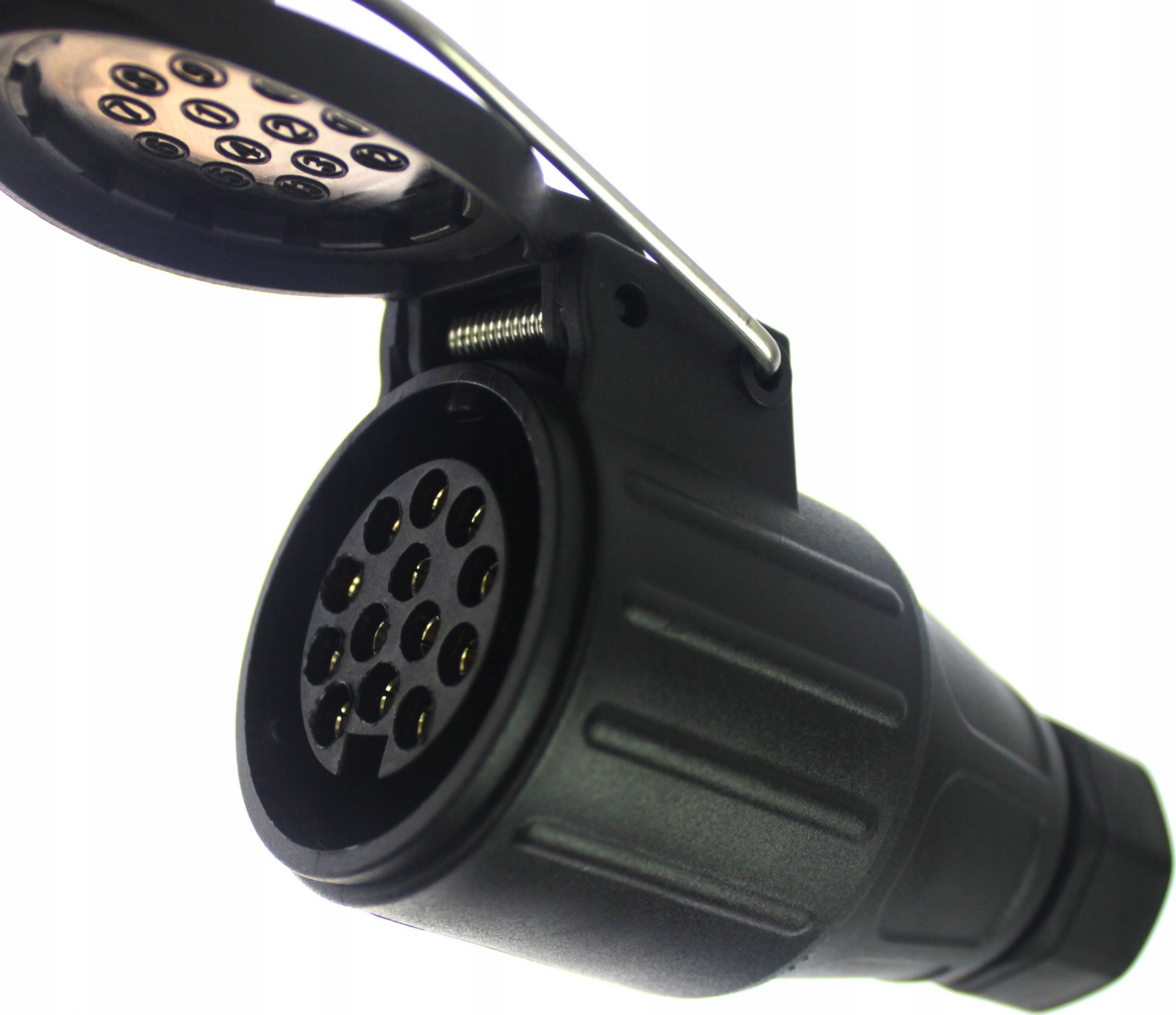 GNIAZDO 13 PIN PODWIESZANE WISZĄCE PRZYCZEPY 12V