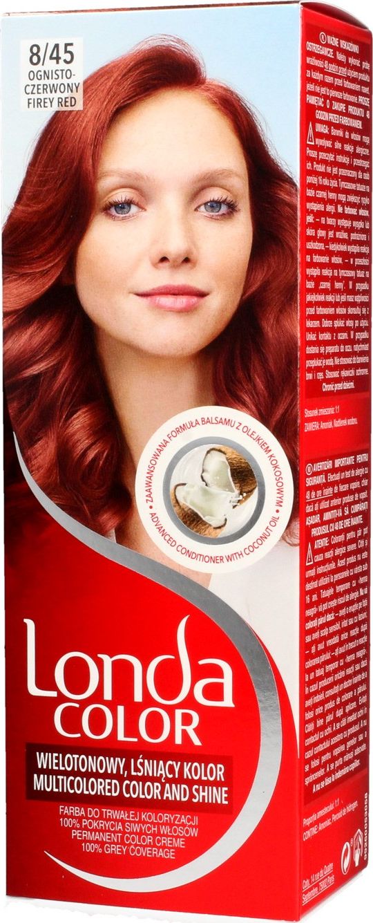 Londacolor Cream farba nr 8/45 ognisto-czerwony