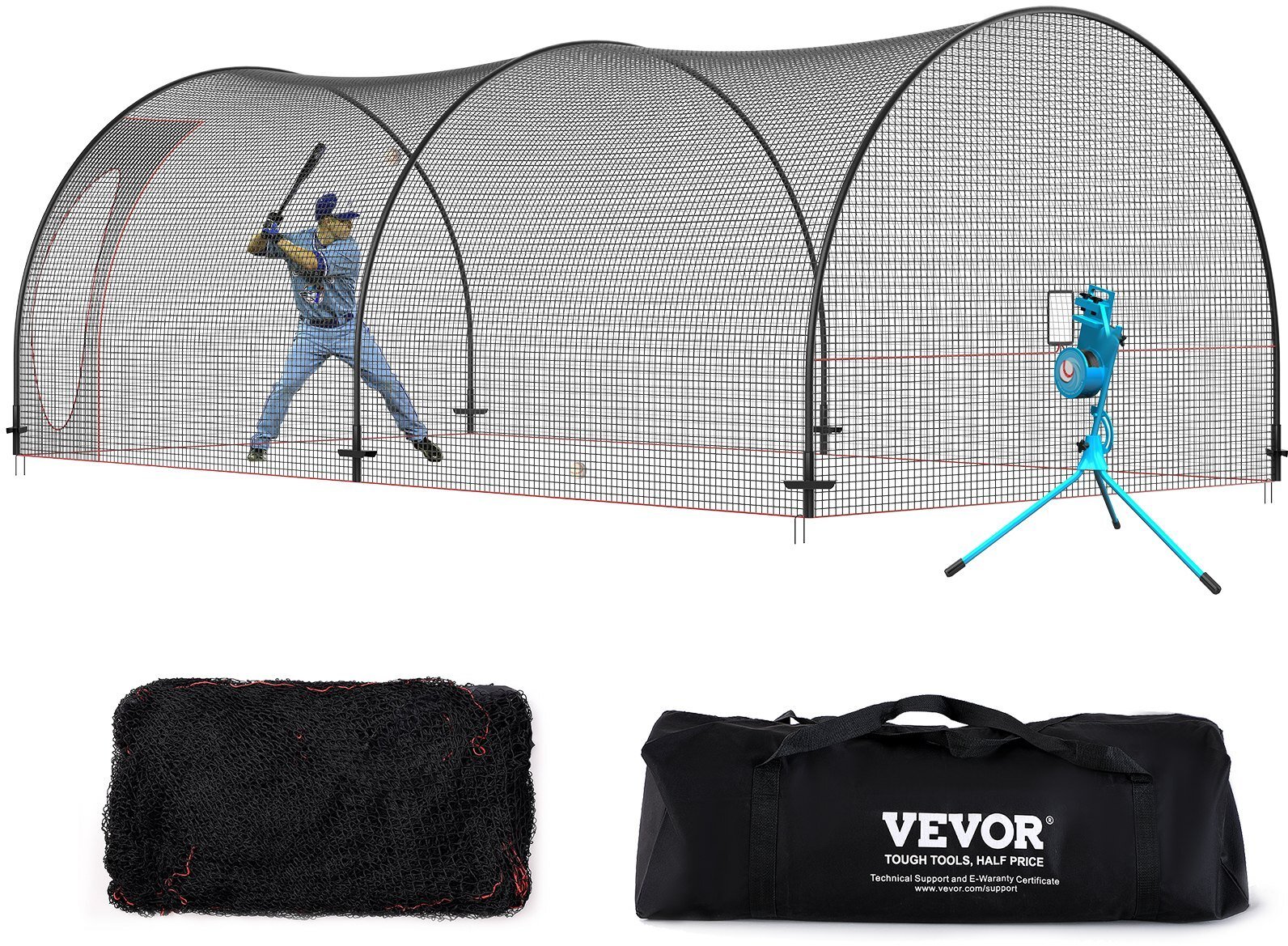 Klatka do treningu baseballowego 6,7 m