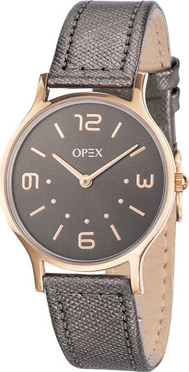 Zegarek Opex Zegarek damski Opex X4176LA1 szary
