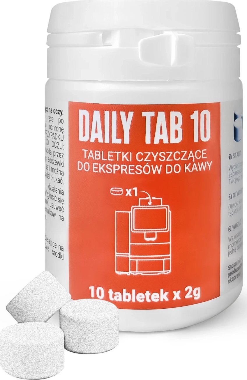 Coffee Format COFFEE FORMAT DAILY TAB 10 Tabletki do czyszczenia ekspresów do kawy