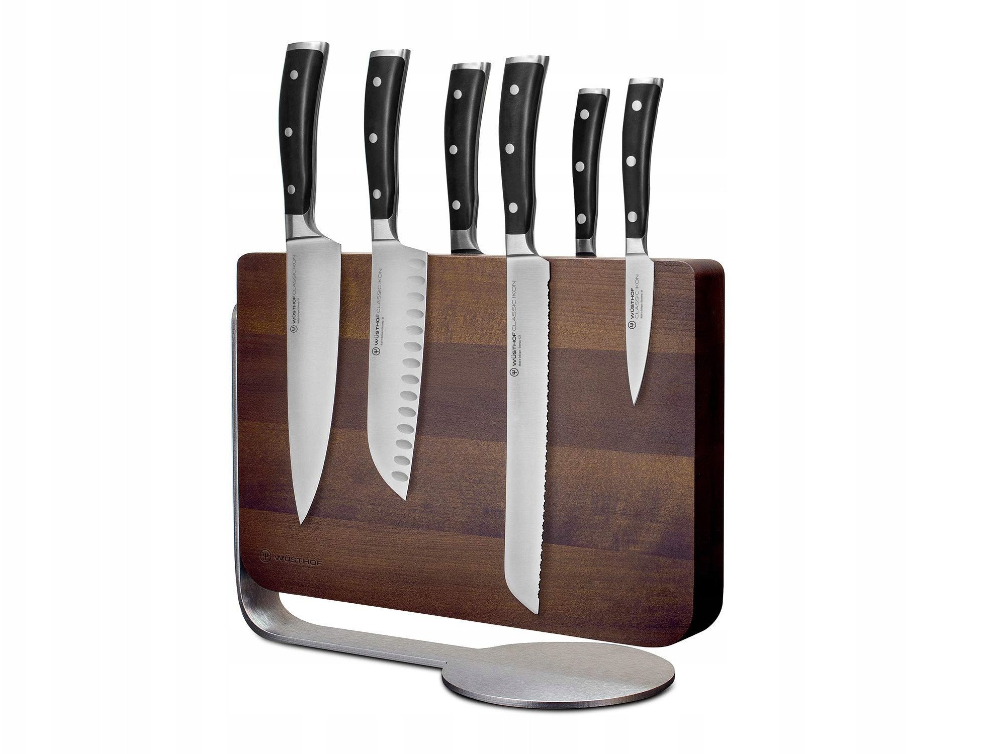 Wüsthof Zestaw noży z magnetycznym blokiem Classic Ikon 6 elementów