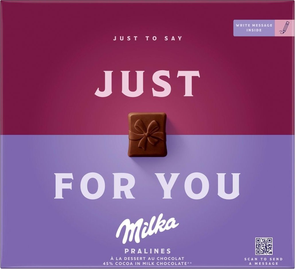 Milka Czekoladki mleczne z nadzieniem kakaowym 110 g