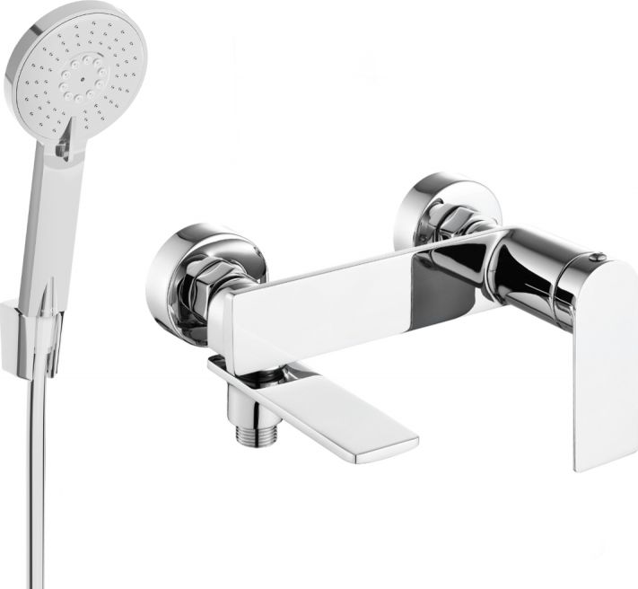 Mexen Mexen Zero R40 bateria wannowa z zestawem prysznicowym, chrom - 7113R40-00