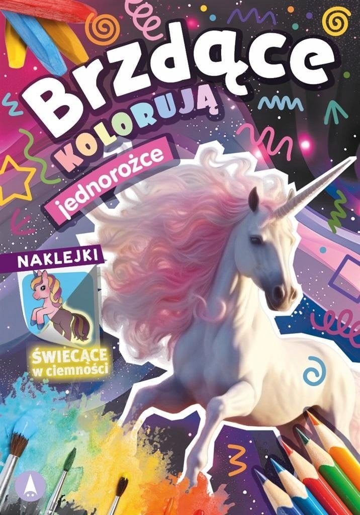 Skrzat Brzdące kolorują Jednorożce nakl.św.w ciemn.78312