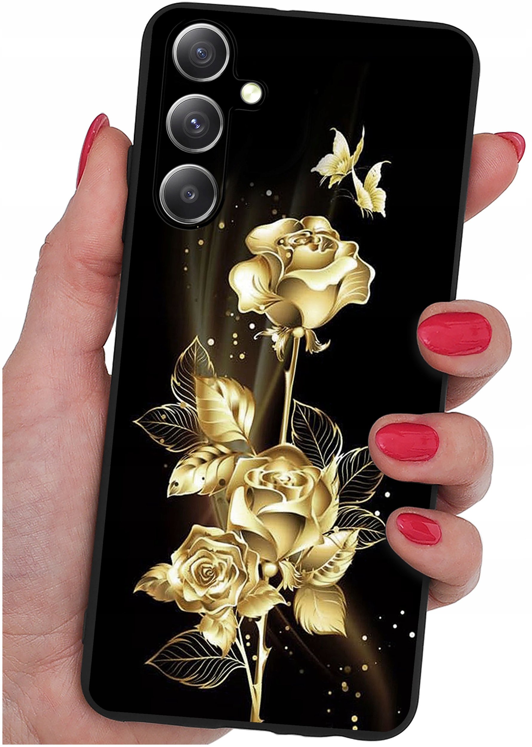 ETUI do Samsung Galaxy S24 WZORY | SILIKONOWE MATT CASE + SZKŁO 9H