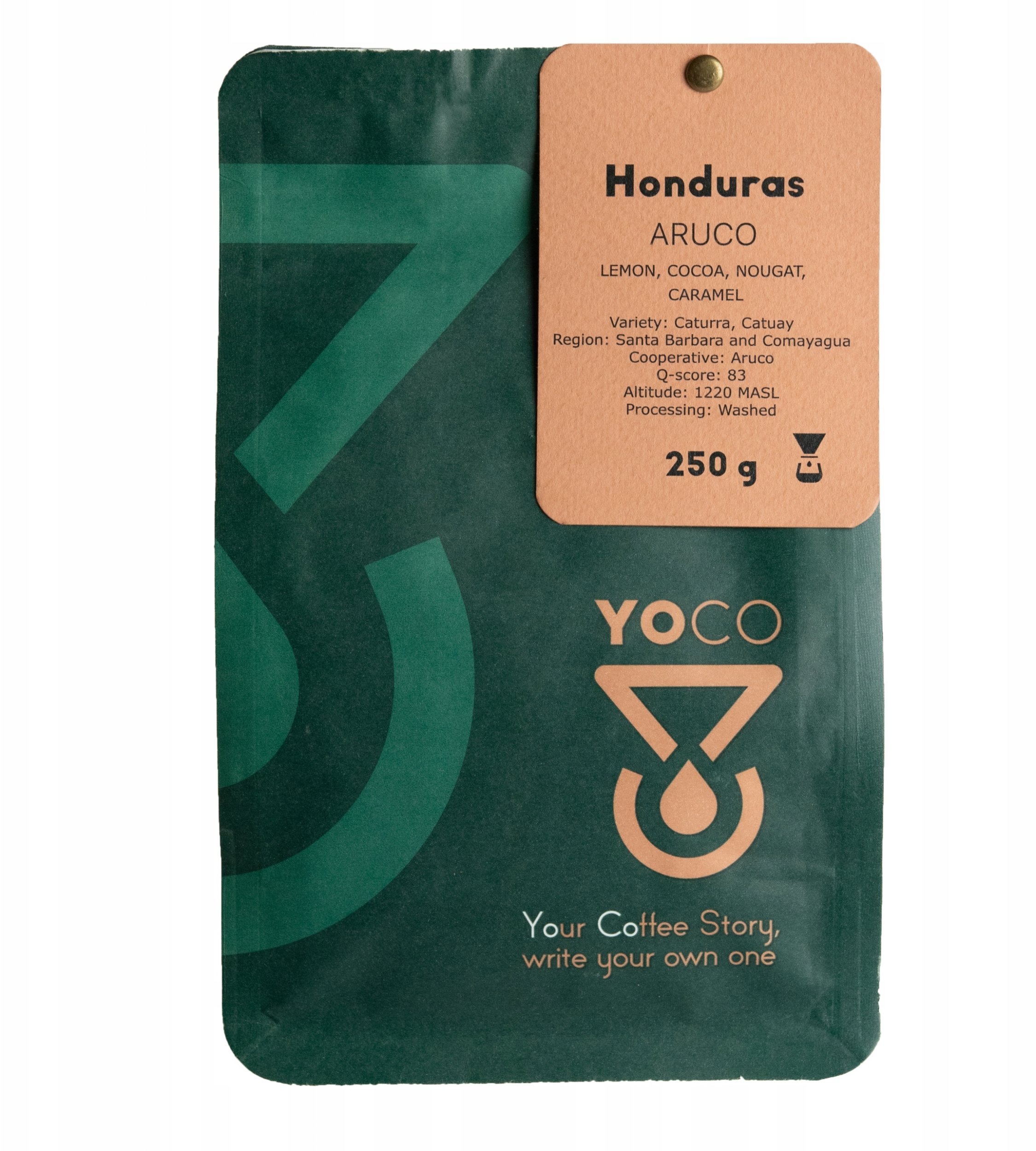 Kawa ziarnista YoCo Kawa ziarnista Honduras Aruco 250g