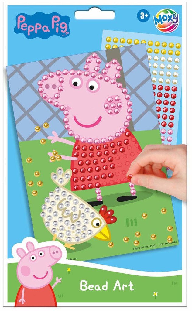 ŚWINKA PEPPA mozaika diamentowa, zestaw kreatywny dla dzieci +3 lata