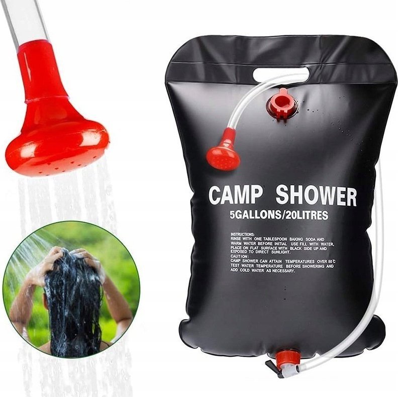 Korbi PRYSZNIC KEMPINGOWY SOLARNY TURYSTYCZNY DUZY 20L