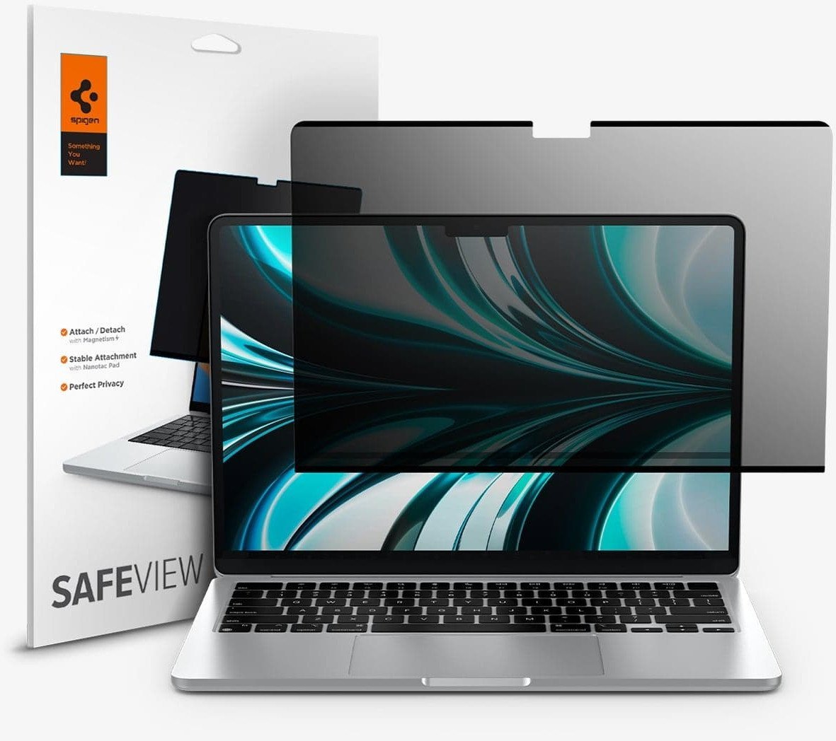 Filtr Spigen SafeView 1 Pack – Ochrona ekranu dla MacBook Air 13" (AFL06253)