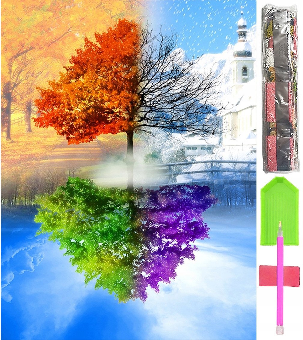 HAFT DIAMENTOWY 5D Zestaw Obraz MOZAIKA 40*60cm