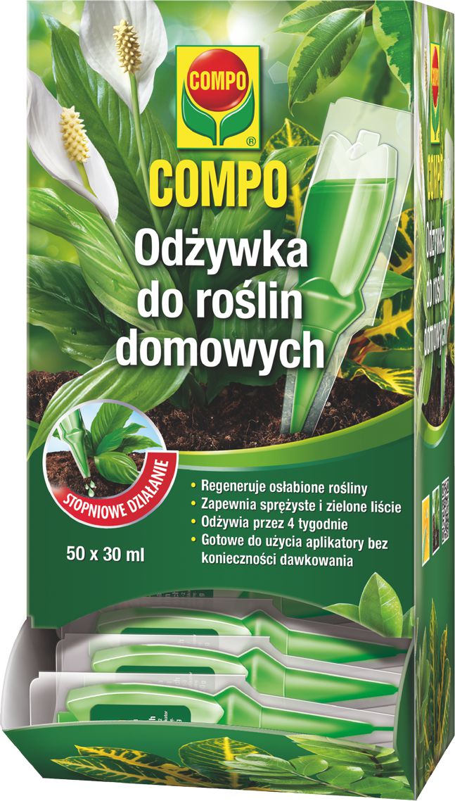 COMPO Odżywka do roślin domowych 50 x 30ml