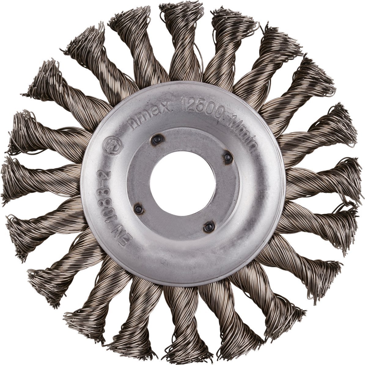 Rhodius Flat spin wire brush 125x22.23 mm. RHODES