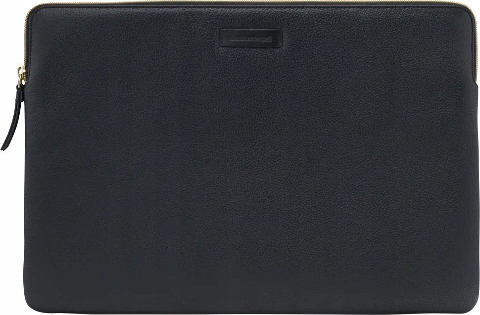 Torba dbramante Paris - MacBook Pro/Air 13" Night Black - full grain pebbled leather sleeve