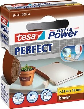 Tesa tesa extra Power Perfect Gewebeband 2,75m 19mm braun
