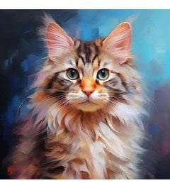 Norimpex Diamentowa mozaika Kot portret 30x40cm 2000707