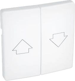 Kontakt-Simon 82 Klawisz podwójny przycisku żaluzjowego, biały (82028-30)
