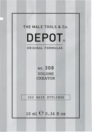 Milk Shake Depot, 300 Hair Stylings No. 308, UV Filter, Hair Styling Gel, For Volume, Medium Hold, 10 ml For Men