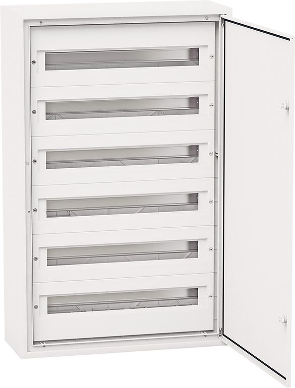 Elektro-Plast Rozdzielnica modułowa 6 x 24 podtynkowa IP54 DARP-144 drzwi alum. (biały 9.624)