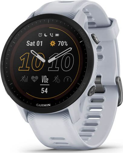 Zegarek sportowy Garmin Forerunner 955 Solar Biały (010-02638-21)