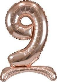 Arpex Balon foliowy stojący różowe złoto 9 90cm