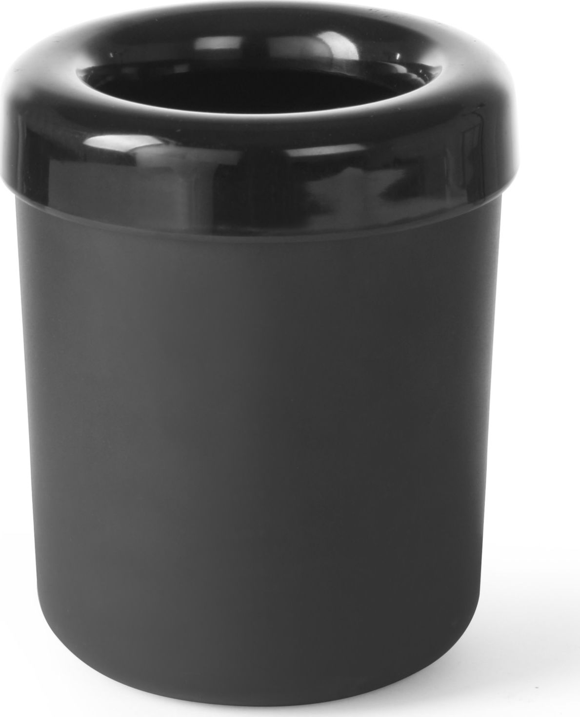 Hendi Śmietniczka stołowa lub pojemnik na sztućce z tworzywa czarny śr. 130mm - Hendi 421574 Śmietniczka stołowa lub pojemnik na sztućce z tworzywa cz