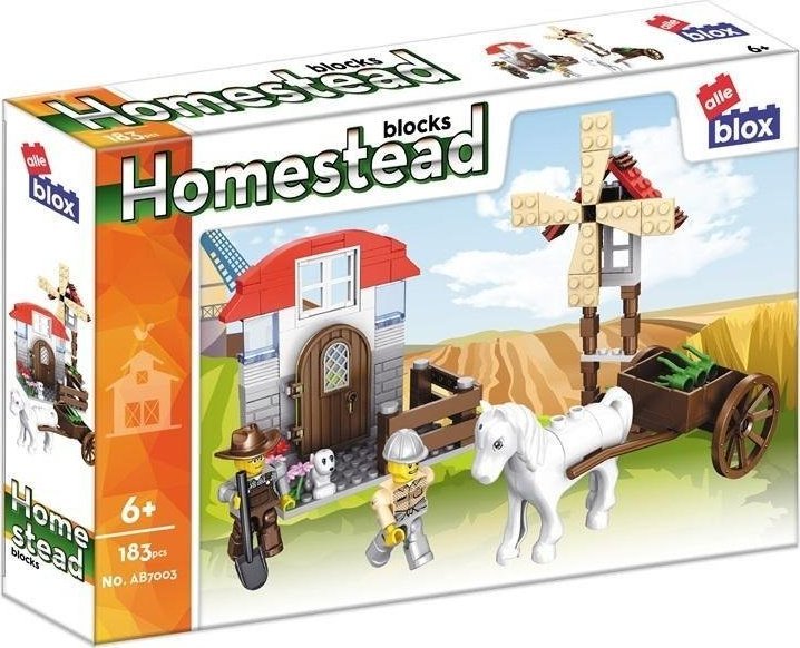 ALLEBLOX KLOCKI KONSTR ALLEBLOX FARMA 183EL 29X19X5 36/72