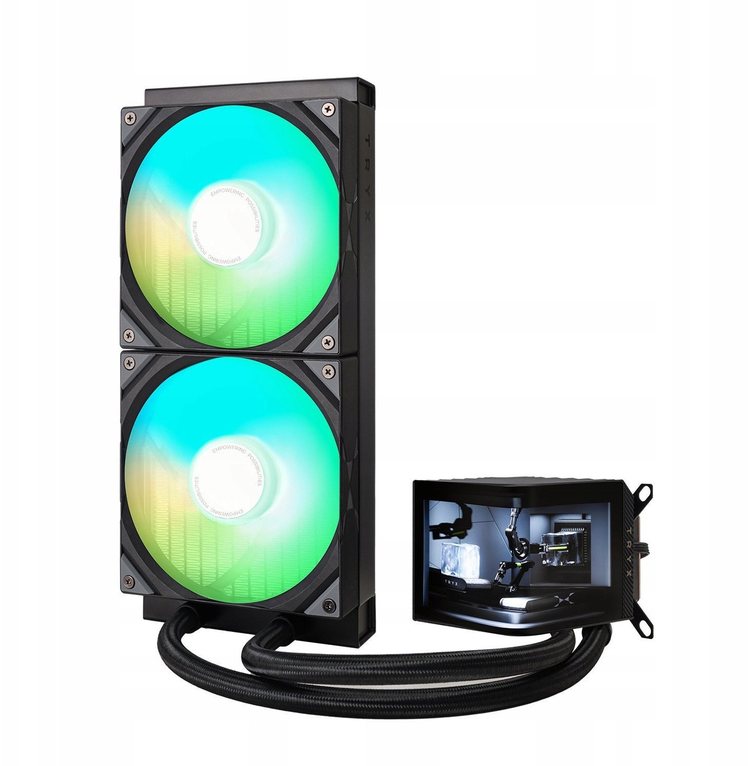 TRYX PANORAMA Komplett-Wasserkühlung, ARGB - 280 mm, schwarz
