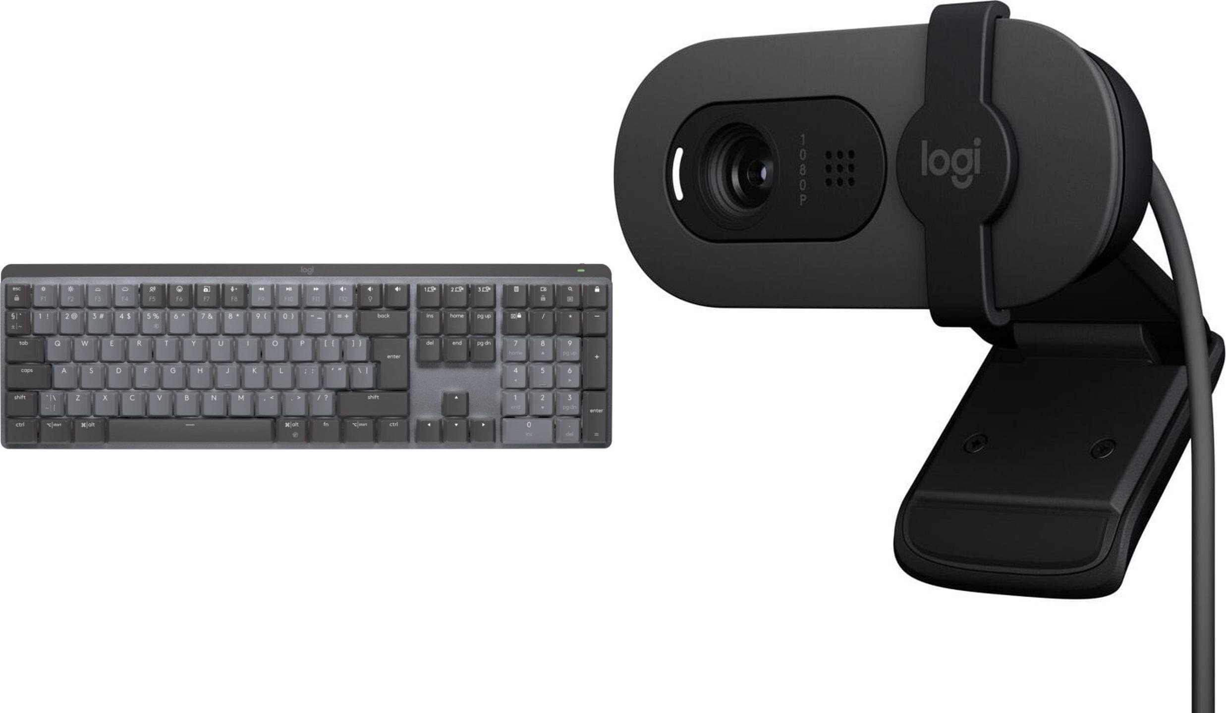 Klawiatura Logitech MX Mechanical (920-010757) + Brio 100 (960-001585)