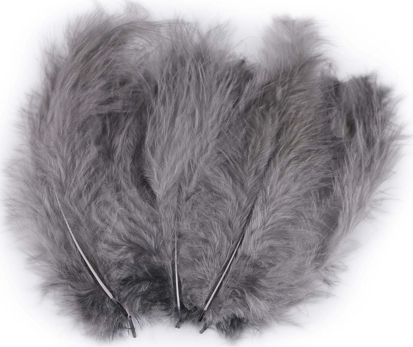 kufer-pasmanteria Piórka strusie ( SZARE CIEMNE )