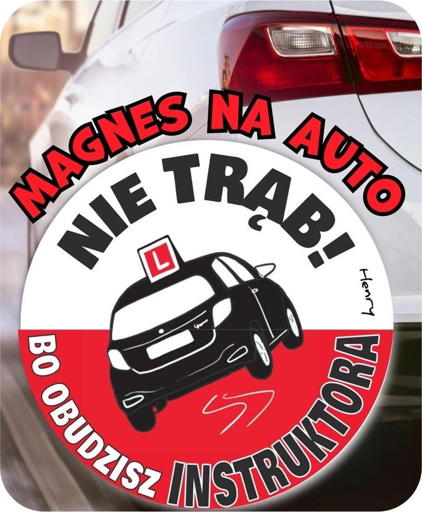 HENRY Magnes na auto INSTRUKTOR